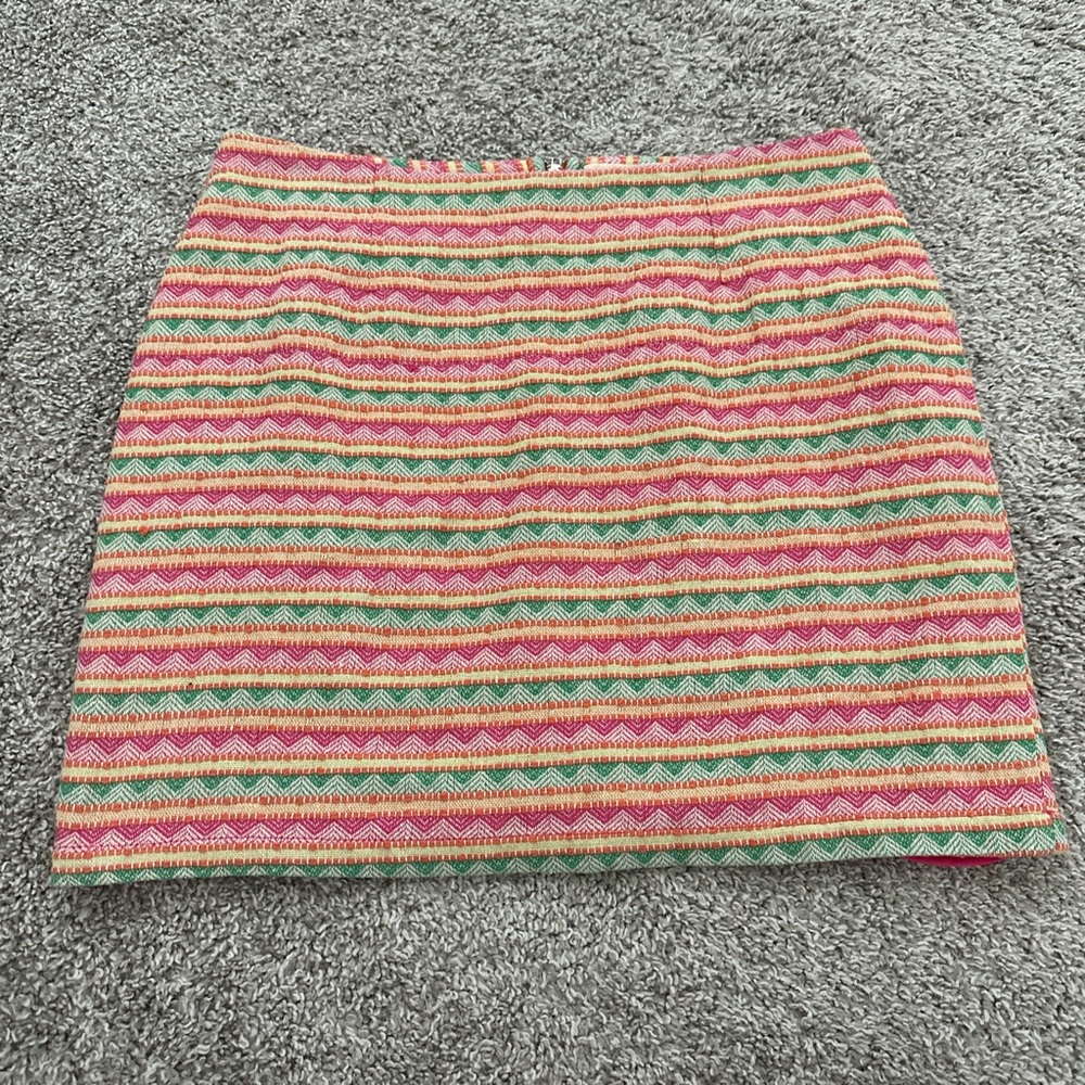 Francesca’s Collection Textured Multi-Color Mini Skirt
